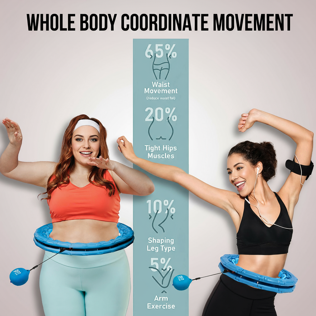 Smart Weighted Hula Hoop for Adults Weight Loss with Counter