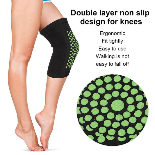 Coldproof Heating Knee Brace Elastic Knit Sport Joint Protection Knee Brace Sleeve